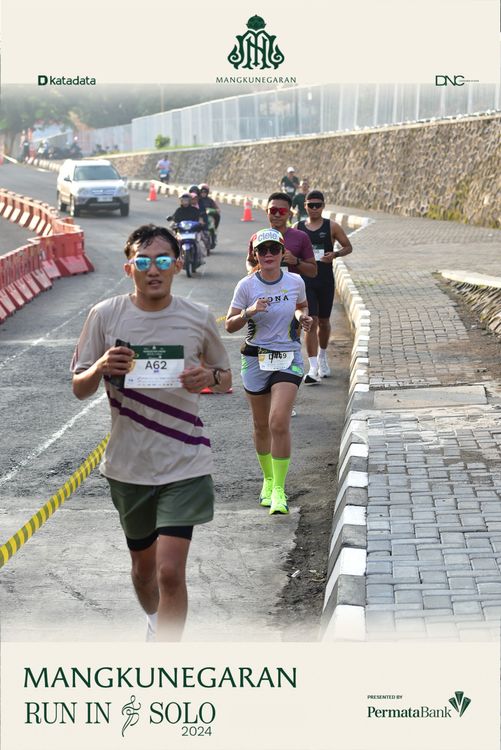 Race photo from Mangkunegaran Run 2024