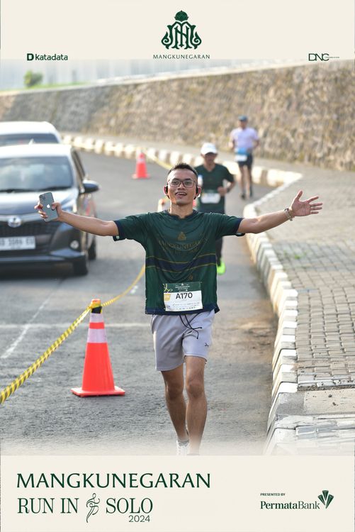 Race photo from Mangkunegaran Run 2024