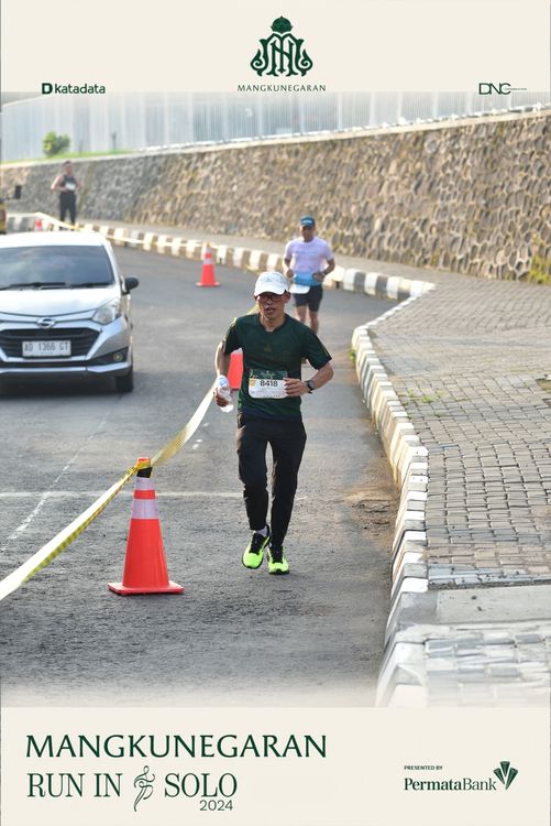 Race photo from Mangkunegaran Run 2024