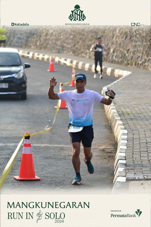 Race photo from Mangkunegaran Run 2024