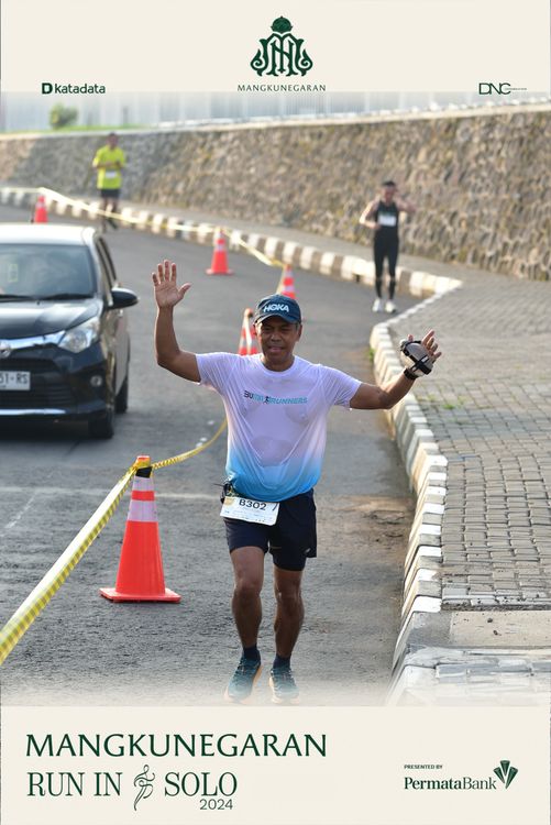 Race photo from Mangkunegaran Run 2024