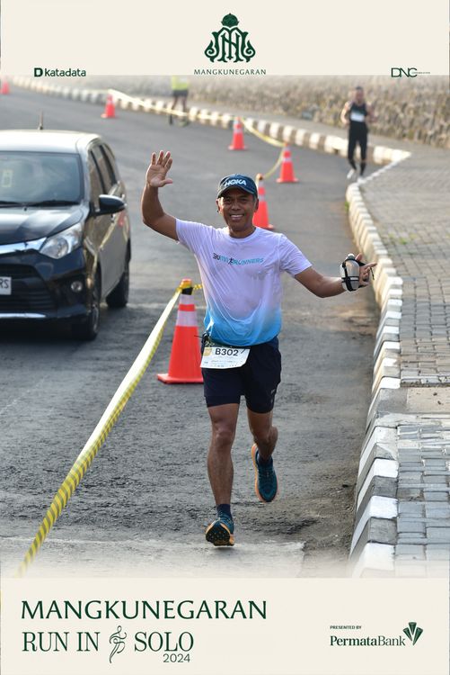 Race photo from Mangkunegaran Run 2024