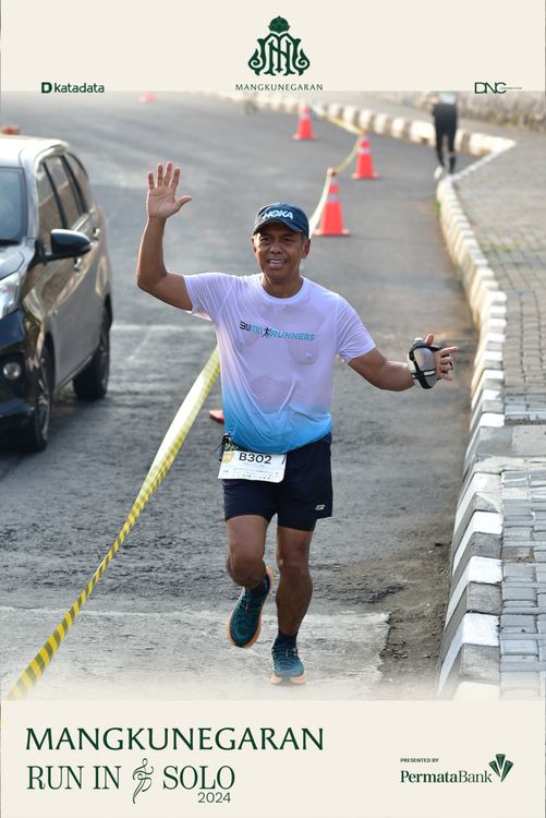 Race photo from Mangkunegaran Run 2024