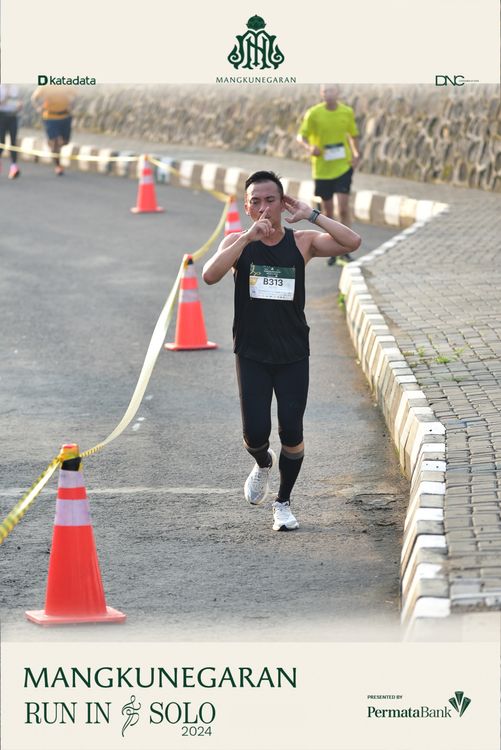 Race photo from Mangkunegaran Run 2024