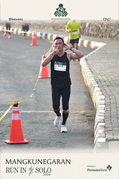 Race photo from Mangkunegaran Run 2024