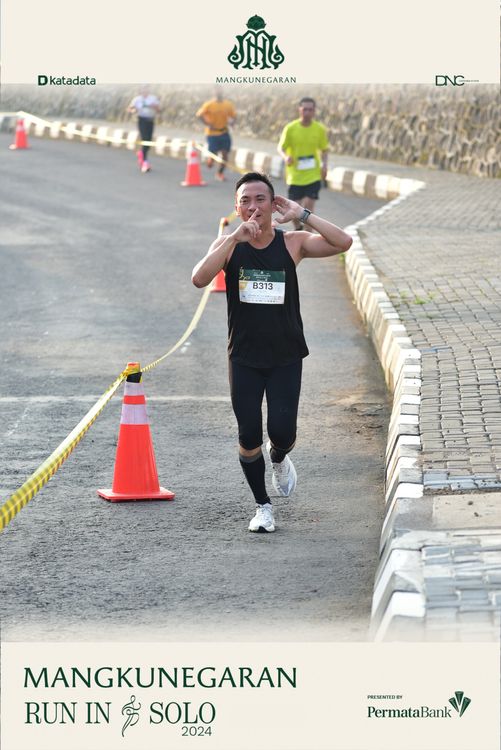 Race photo from Mangkunegaran Run 2024