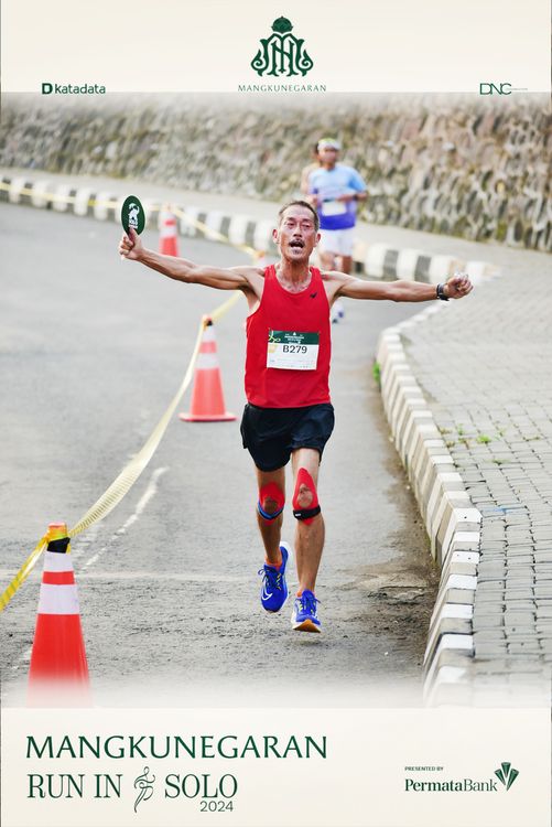 Race photo from Mangkunegaran Run 2024