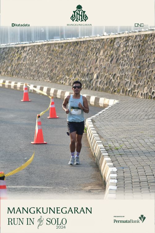 Race photo from Mangkunegaran Run 2024