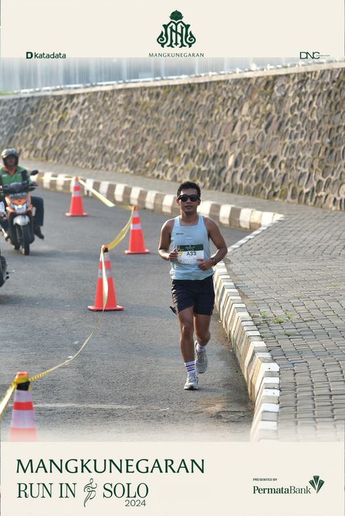 Race photo from Mangkunegaran Run 2024