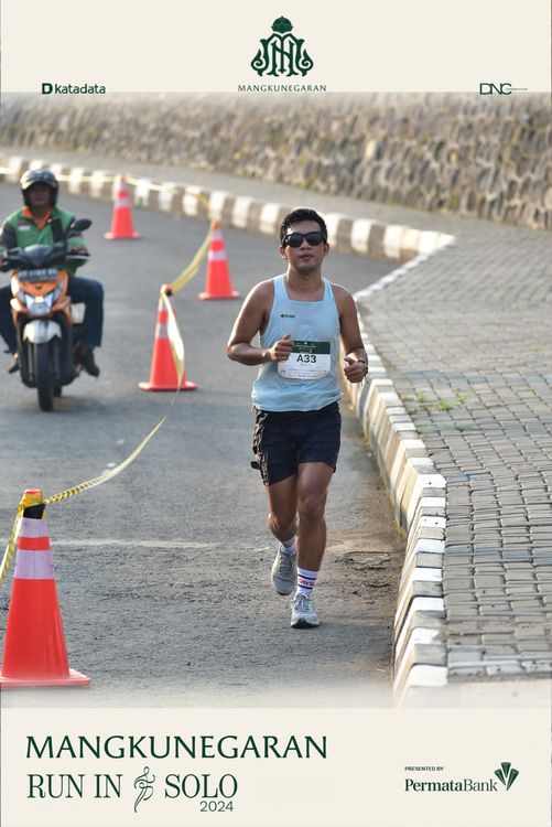 Race photo from Mangkunegaran Run 2024