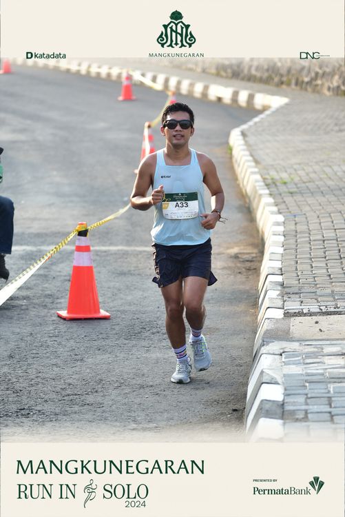 Race photo from Mangkunegaran Run 2024