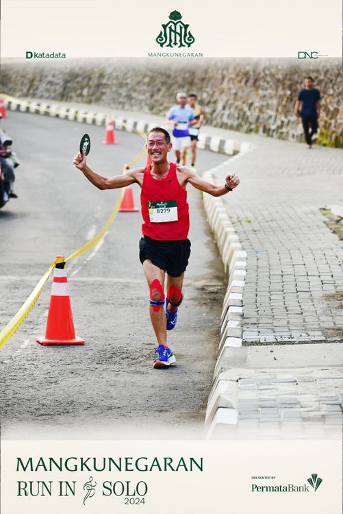 Race photo from Mangkunegaran Run 2024