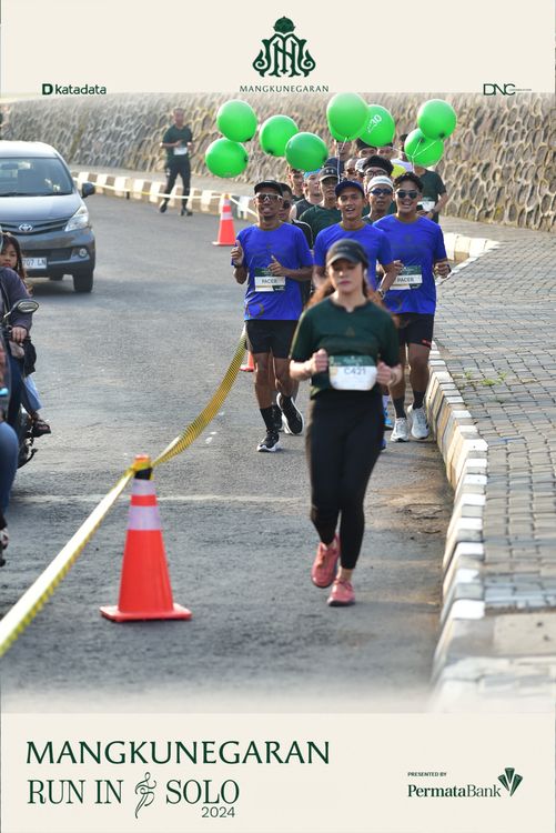 Race photo from Mangkunegaran Run 2024