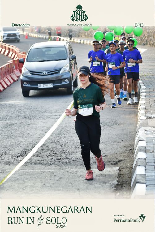 Race photo from Mangkunegaran Run 2024