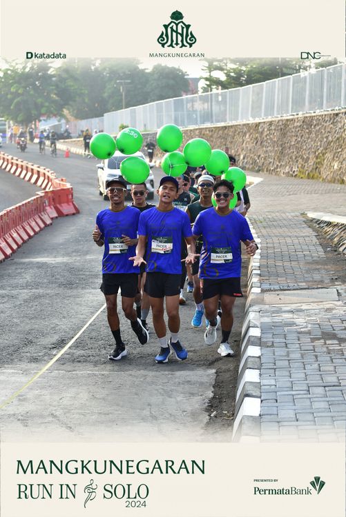 Race photo from Mangkunegaran Run 2024