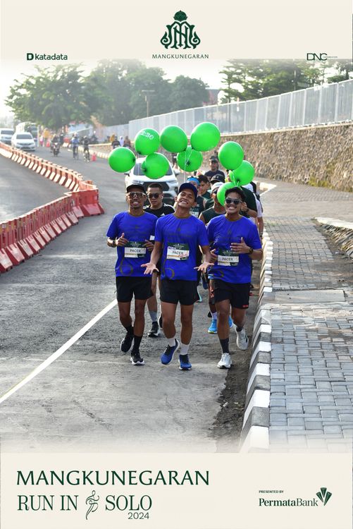 Race photo from Mangkunegaran Run 2024