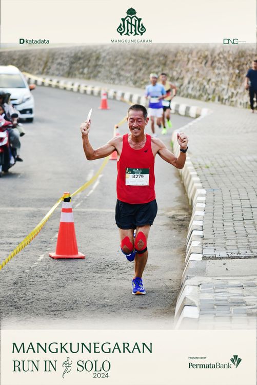 Race photo from Mangkunegaran Run 2024