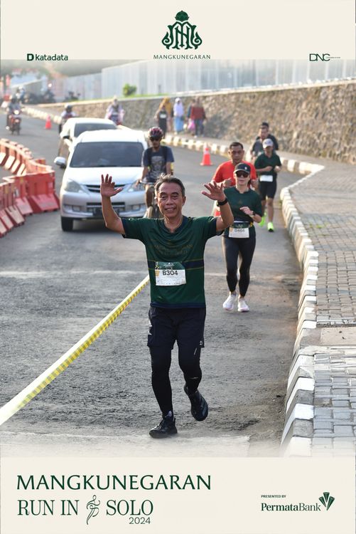 Race photo from Mangkunegaran Run 2024