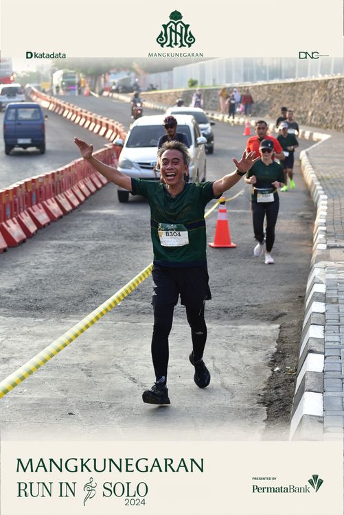 Race photo from Mangkunegaran Run 2024