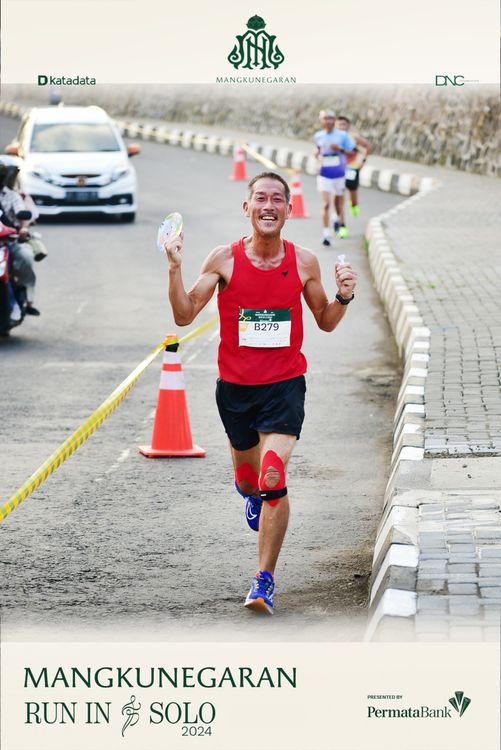 Race photo from Mangkunegaran Run 2024