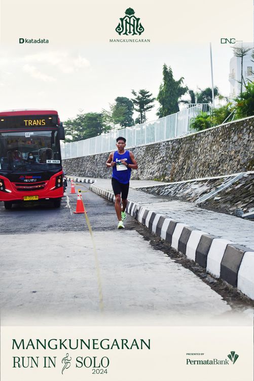 Race photo from Mangkunegaran Run 2024