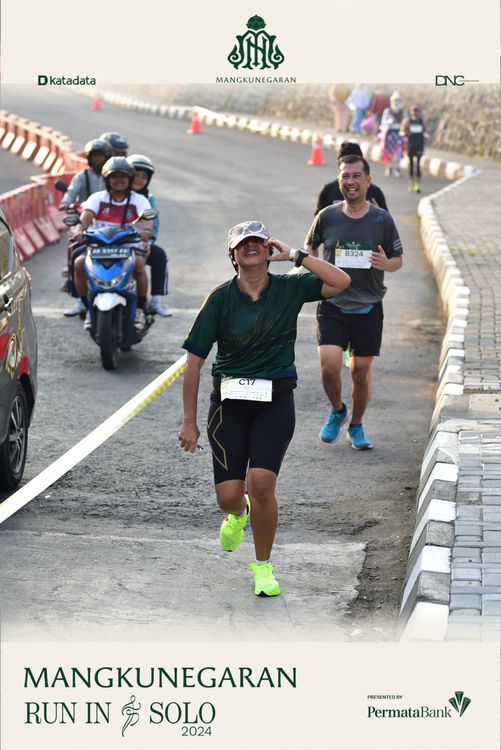Race photo from Mangkunegaran Run 2024