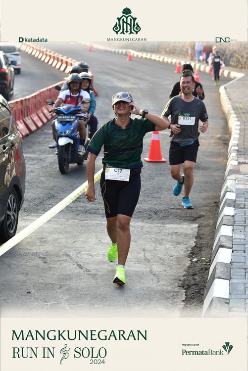 Race photo from Mangkunegaran Run 2024