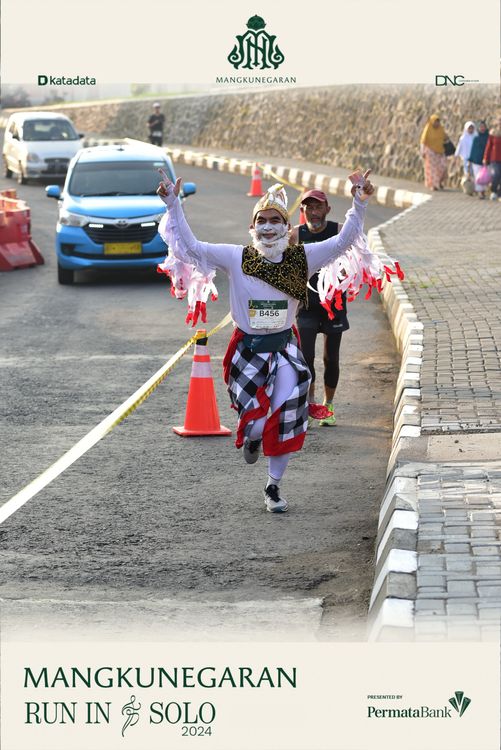 Race photo from Mangkunegaran Run 2024