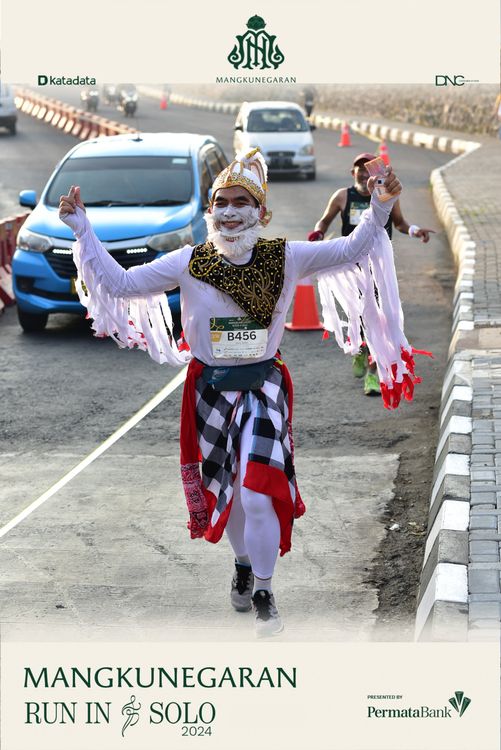 Race photo from Mangkunegaran Run 2024