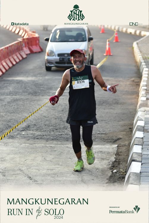 Race photo from Mangkunegaran Run 2024