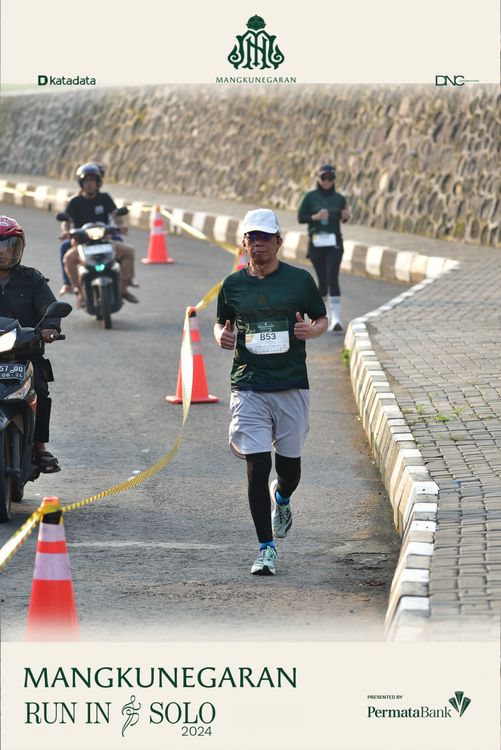 Race photo from Mangkunegaran Run 2024