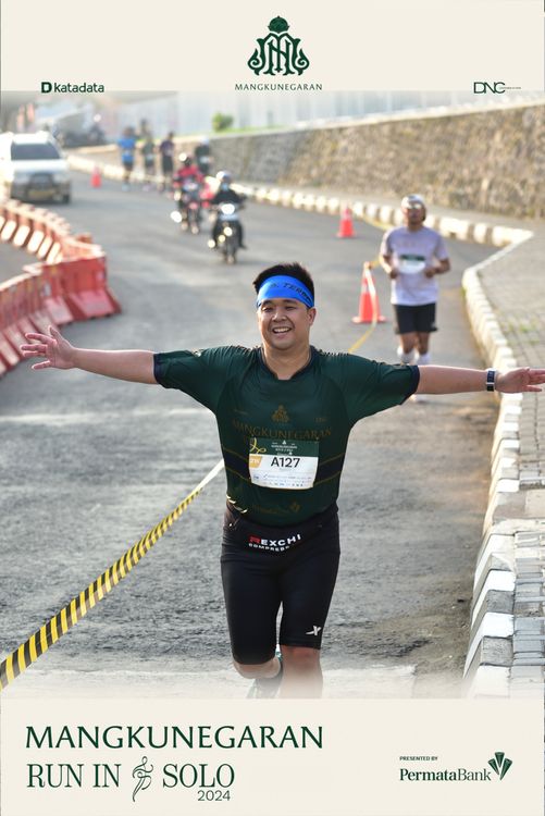 Race photo from Mangkunegaran Run 2024
