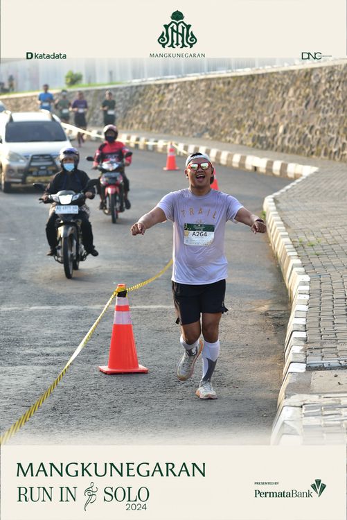 Race photo from Mangkunegaran Run 2024
