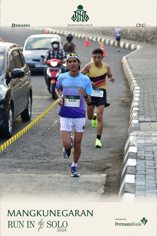 Race photo from Mangkunegaran Run 2024
