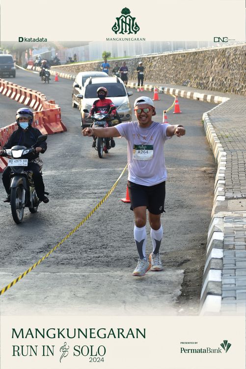 Race photo from Mangkunegaran Run 2024