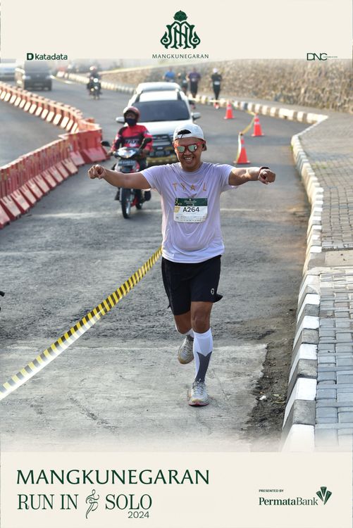Race photo from Mangkunegaran Run 2024