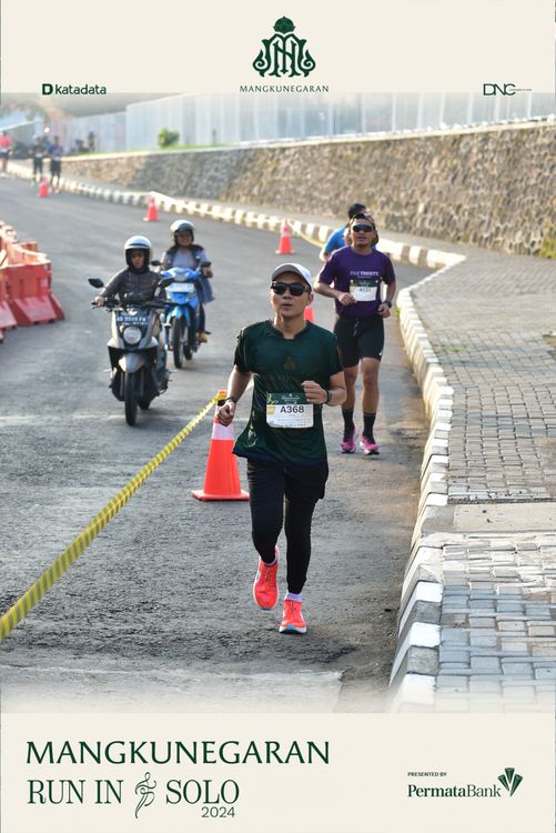 Race photo from Mangkunegaran Run 2024