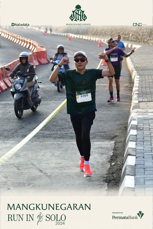 Race photo from Mangkunegaran Run 2024