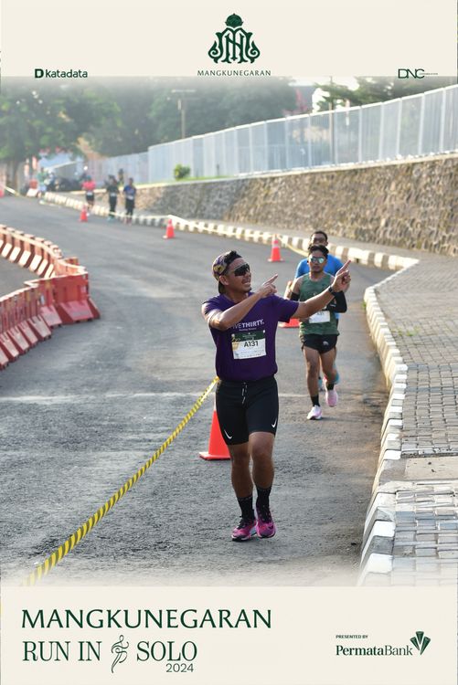 Race photo from Mangkunegaran Run 2024