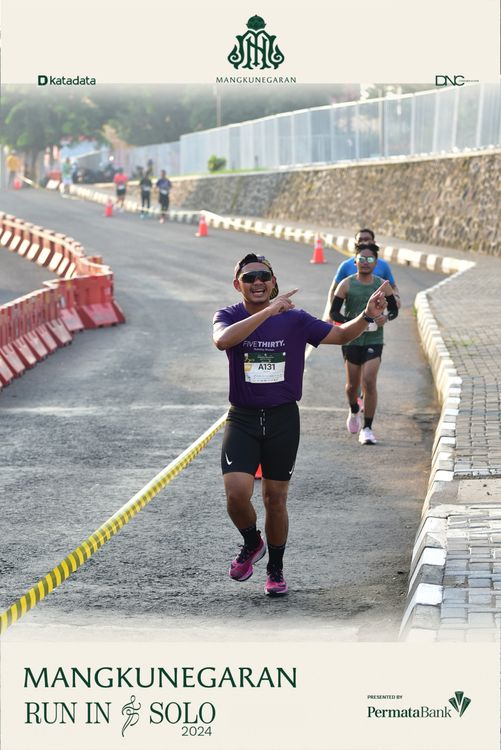 Race photo from Mangkunegaran Run 2024
