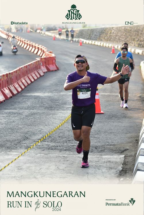 Race photo from Mangkunegaran Run 2024