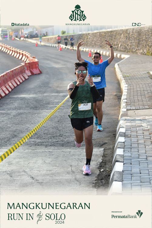 Race photo from Mangkunegaran Run 2024