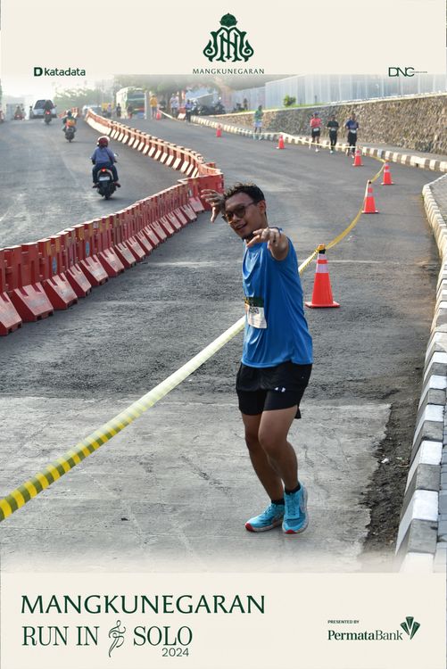 Race photo from Mangkunegaran Run 2024