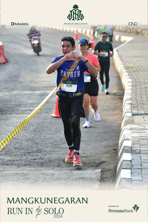 Race photo from Mangkunegaran Run 2024