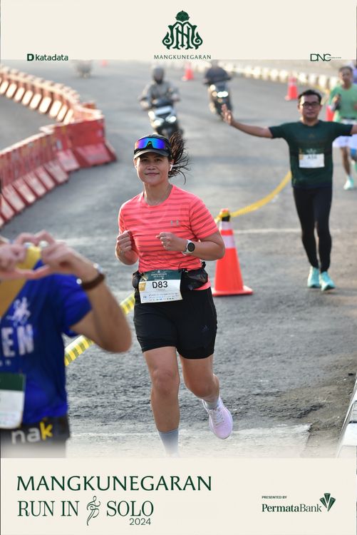 Race photo from Mangkunegaran Run 2024