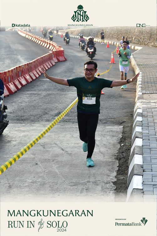 Race photo from Mangkunegaran Run 2024