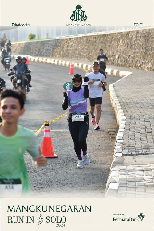 Race photo from Mangkunegaran Run 2024