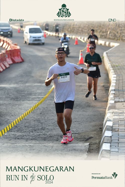Race photo from Mangkunegaran Run 2024