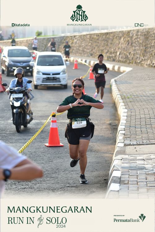 Race photo from Mangkunegaran Run 2024
