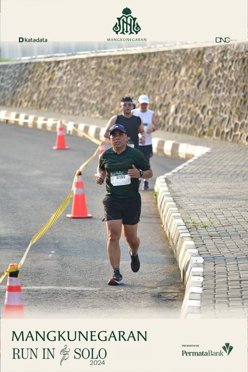 Race photo from Mangkunegaran Run 2024